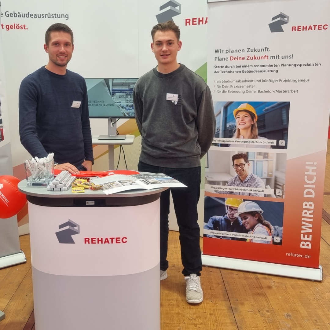 REHATEC-Stand auf der Career-Messe Hochschule Offenburg 2022